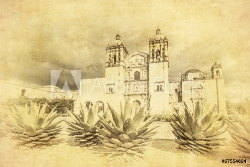 Picture of Church of Santo Domingo de Guzman in Oaxaca Mexico